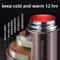 316 Stainless Steel Food Thermos With Spoon And Insulated Carry Bag 1
