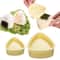 Japanese Onigiri Mold Set Triangle Rice Ball Maker For Bento Lunches 0
