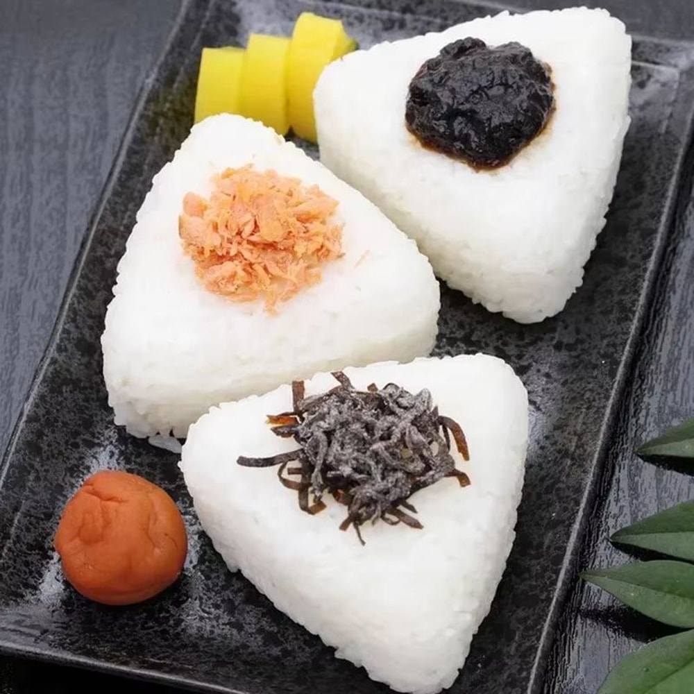 Japanese Onigiri Mold Set Triangle Rice Ball Maker For Bento Lunches 4
