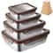 304 Stainless Steel Leakproof Bento Lunch Box Travel Food Storage Container 0