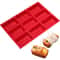 9 Cavity Silicone Mini Loaf Pan For Bread Cornbread And Small Batch Baking 0