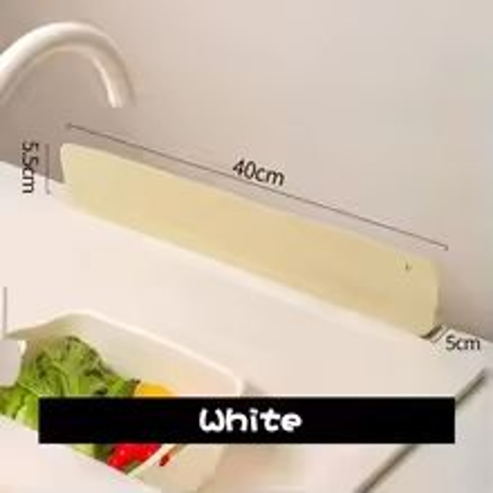 Silicone Sink Splash Guard Waterproof Kitchen Baffle For Cleaner Dishwashing 8