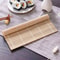 White Finish Bamboo Sushi Mat Non Stick Sushi Rolling Mat Japanese Style Makisu Sushi Roller 0