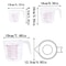 Clear Plastic Liquid Measuring Cup Beaker For Baking And Cooking 845 Fl Oz 1691 Fl Oz 3381 Fl Oz 5