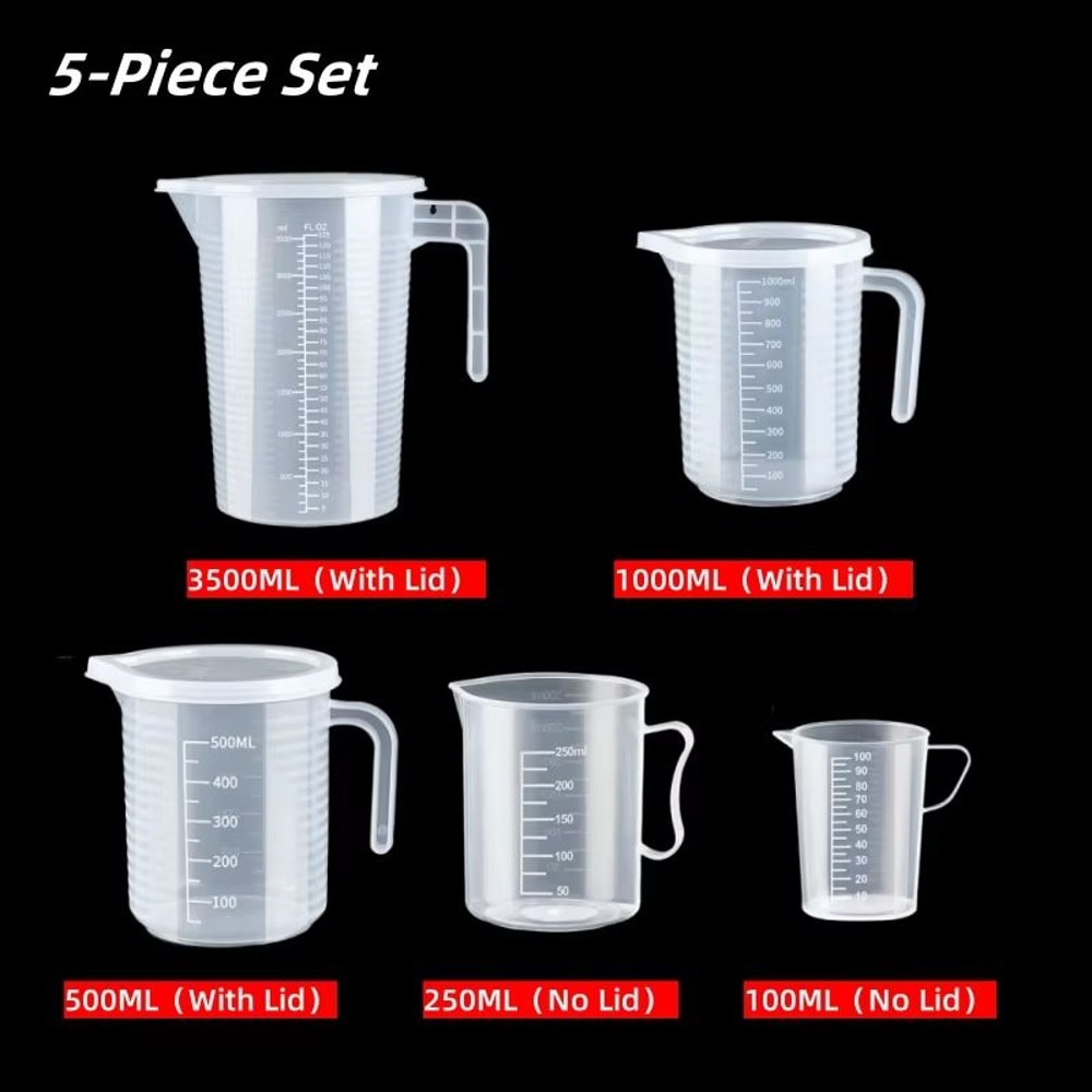 Heavy Duty Plastic Measuring Beaker With Scale 338 Fl Oz To 16907 Fl Oz 21