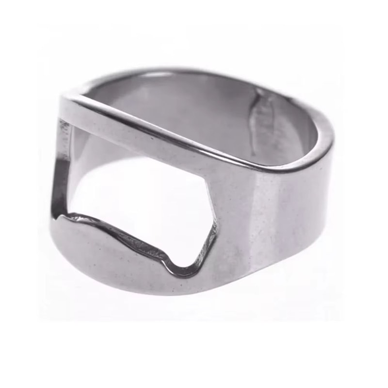 Mini Stainless Steel Ring Bottle Opener Finger Beer Bottle Opener Tool Portable Bar Gadget 2