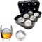 Large Silicone Ice Ball Maker 3D Round Whiskey Ice Sphere Mold Cocktail Bar Ice Cube Tray 7