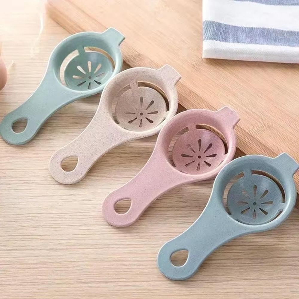 Eco Friendly Wheat Straw Egg Separator Egg Yolk Egg White Separator Tool Baking Kitchen Gadget 2