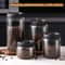 Vacuum Sealed Glass Coffee Bean Storage Jar With Manual Pump Lid 1691 Fl Oz To 3381 Fl Oz 0