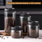 Vacuum Sealed Glass Coffee Bean Storage Jar With Manual Pump Lid 1691 Fl Oz To 3381 Fl Oz 0