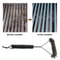Heavy Duty Stainless Steel BBQ Grill Brush Non Stick Barbecue Cleaning Brush Grill Scraper Tool 3