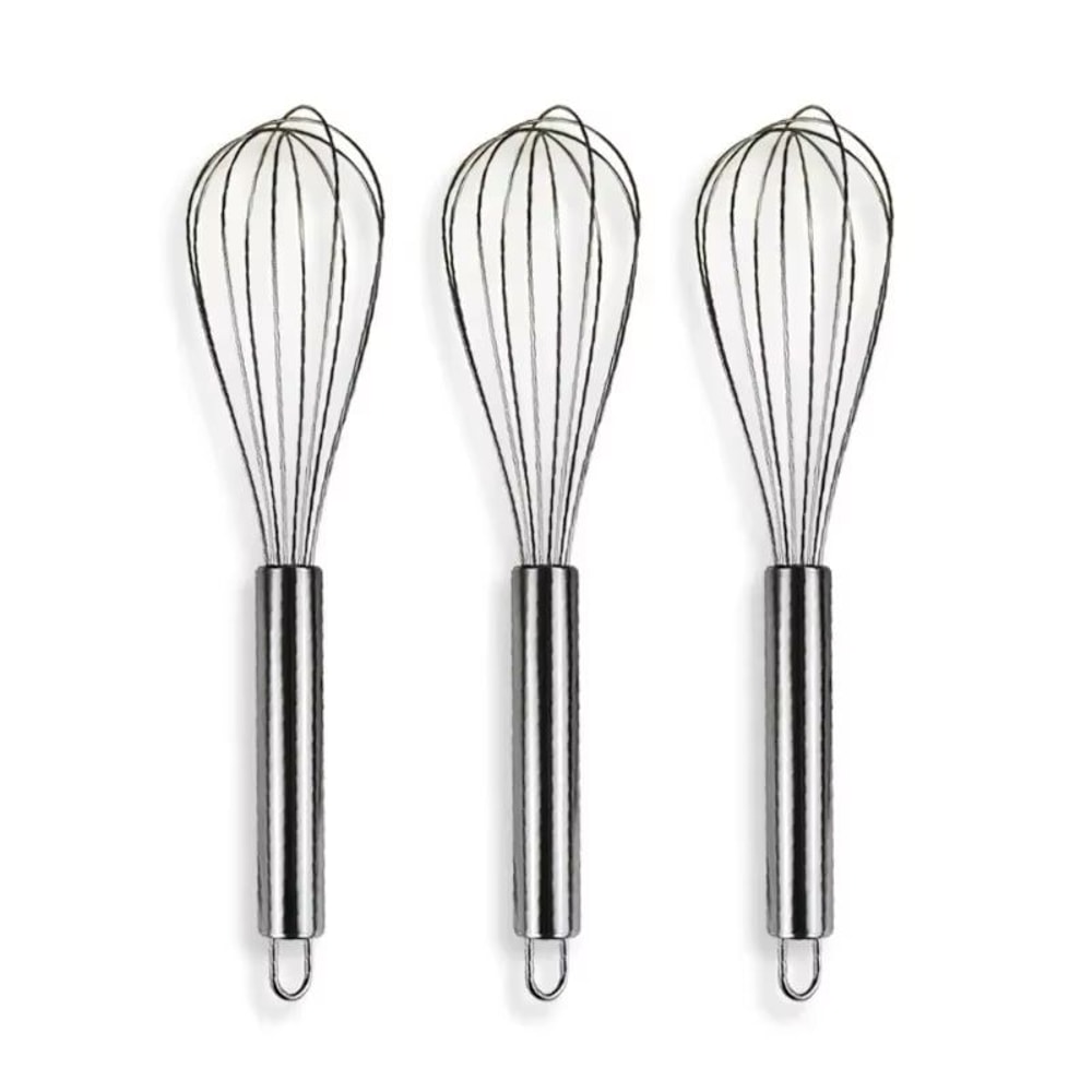 Stainless Steel Balloon Whisk Egg Beater For Baking And Cooking 6in 8in 10in 12in 1