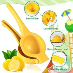 heavy duty stainless steel lemon lime squeezer manual citrus press juicer handheld fruit juice extractor