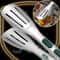 Heavy Duty Stainless Steel Kitchen Food Tongs For BBQ Steak And Cooking 1