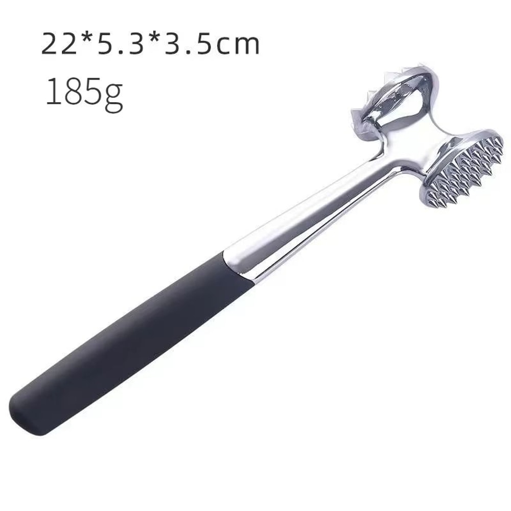 Double Sided Zinc Alloy Meat Tenderizer Hammer For Steak And Pork 6