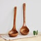 Natural Nanmu Wood Long Handle Soup Spoon For Congee And Cooking 5