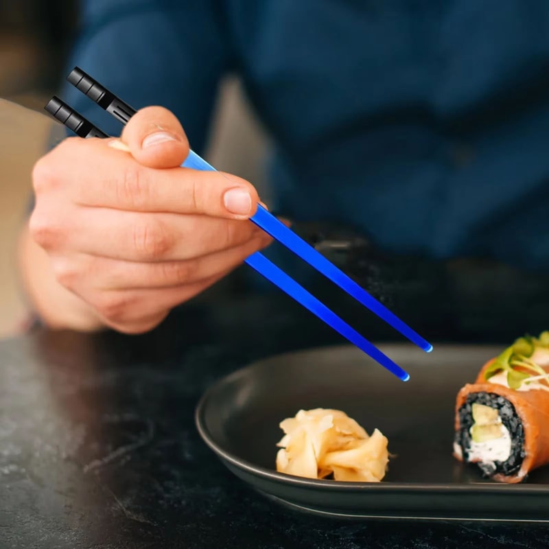 LED Light Up Chopsticks Multicolor Luminous Dining Party Tableware 3