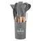 12 Piece Silicone Kitchen Utensils Set With Wooden Handles For Non Stick Cookware 7