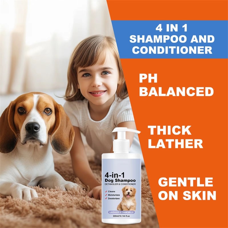 4 In 1 Calming Dog Shampoo And Conditioner With Lavender Chamomile 1014 Fl Oz 3