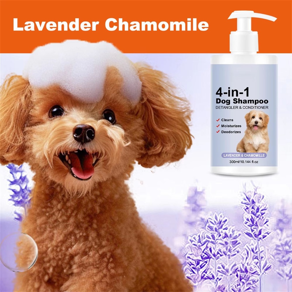 4 In 1 Calming Dog Shampoo And Conditioner With Lavender Chamomile 1014 Fl Oz 4