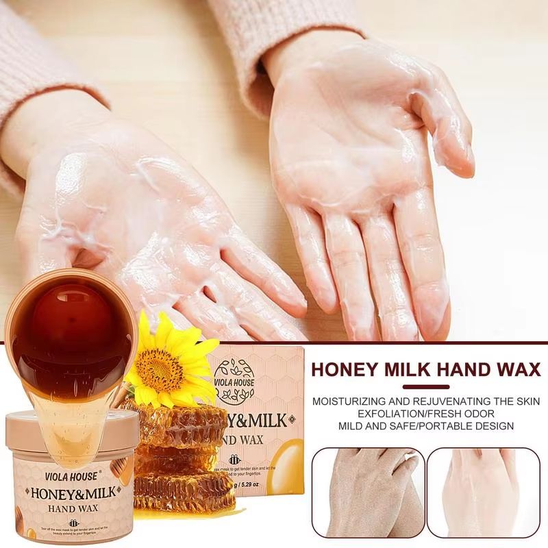 Milk Honey Peel Off Hand Wax Mask For Deep Moisture And Smoother Hands 529oz 2