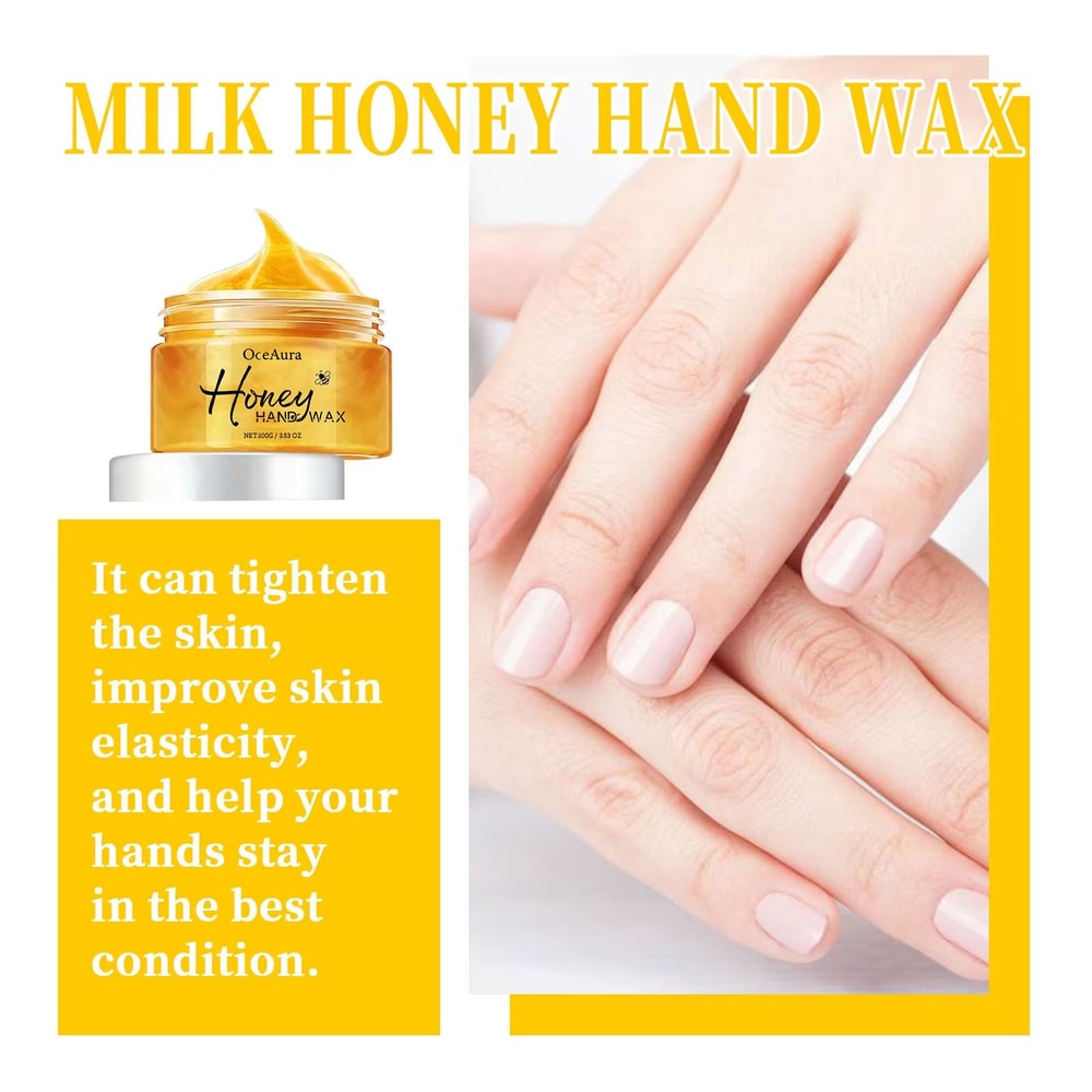 Honey Hand Wax Mask For Deep Moisture Softening Care And Smoother Looking Hands 2