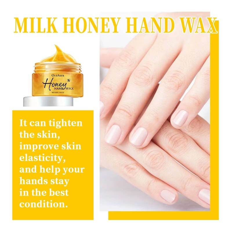 Honey Hand Wax Mask For Deep Moisture Softening Care And Smoother Looking Hands 2