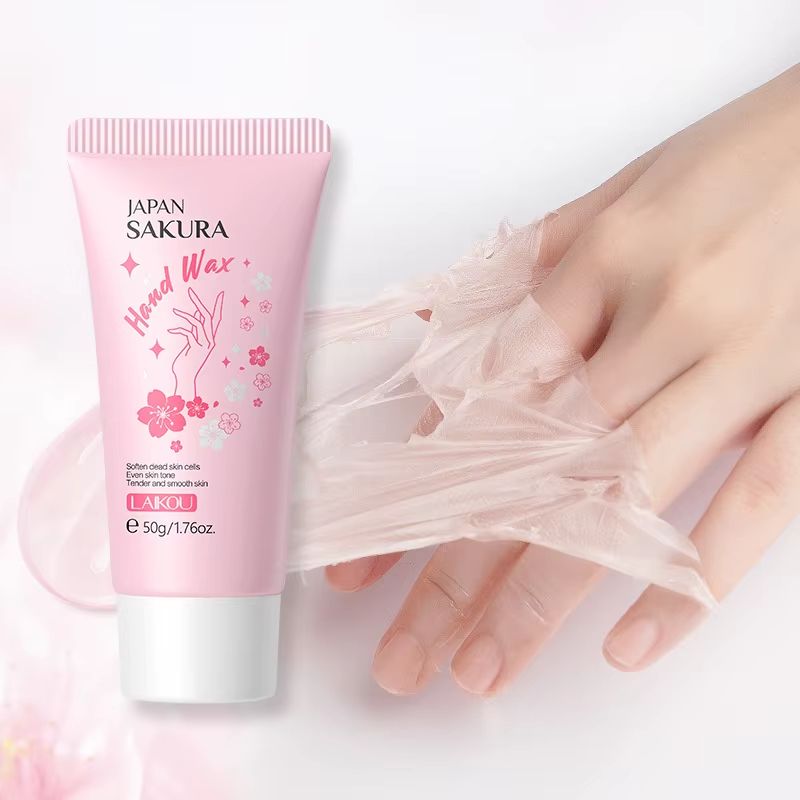 Sakura Hand Wax Mask For Deep Moisture Smoother Texture And Softer Hands 176oz 0