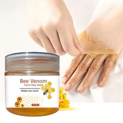 honey hand wax mask for deep moisture and smoother, softer hands 2.12oz