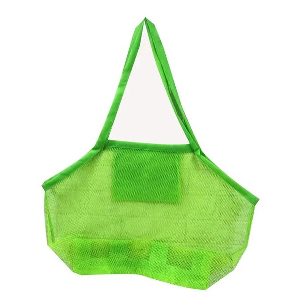 Kids Beach Mesh Bag Backpack For Sand Toys Towels And Beach Essentials 8
