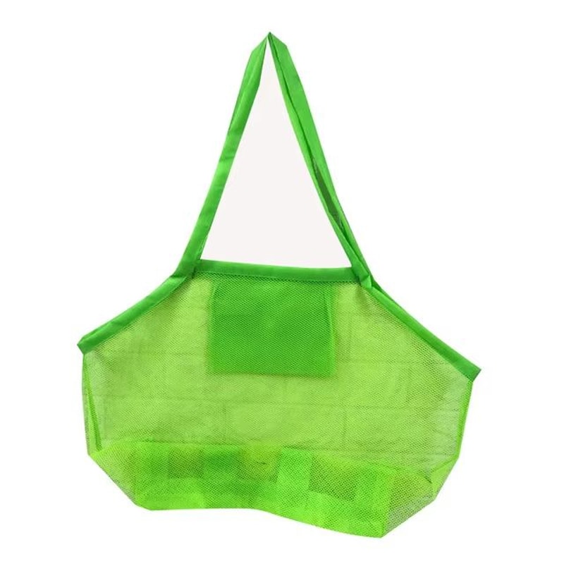 Kids Beach Mesh Bag Backpack For Sand Toys Towels And Beach Essentials 8