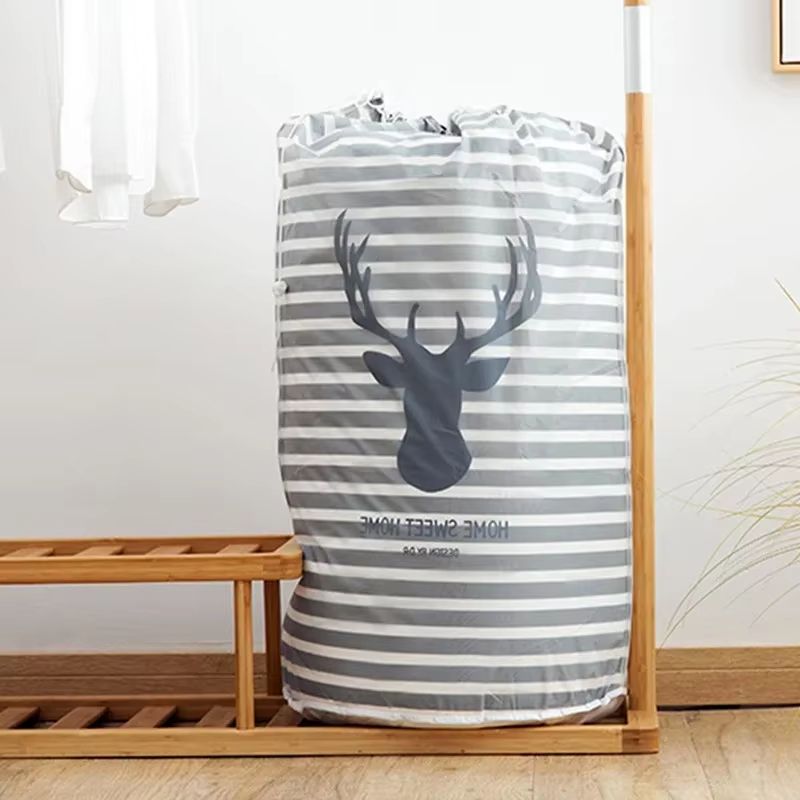 Large Waterproof Clothes Storage Bag Foldable Blanket Storage Organizer For Bedding Pillows Home O 6