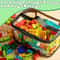 Transparent PVC Toy Organizer Bag Large Building Block Storage Bag With Handle For Puzzles Toys Tr 2