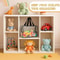 Transparent PVC Toy Organizer Bag Large Building Block Storage Bag With Handle For Puzzles Toys Tr 5