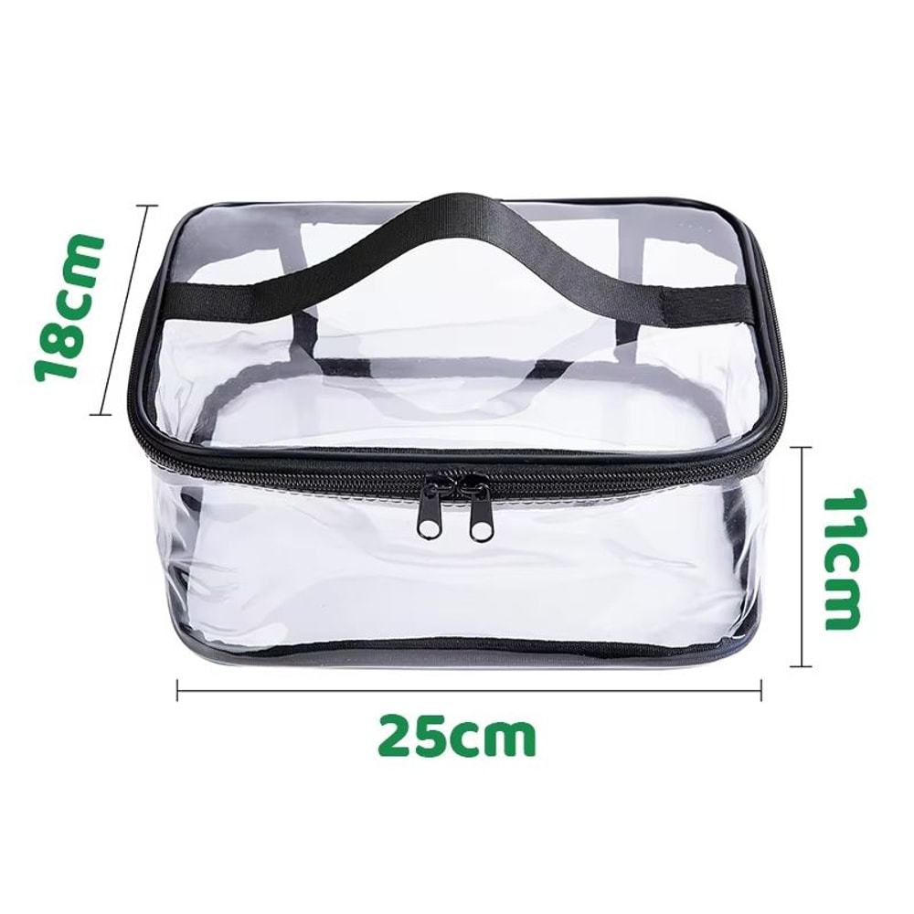 Transparent PVC Toy Organizer Bag Large Building Block Storage Bag With Handle For Puzzles Toys Tr 6