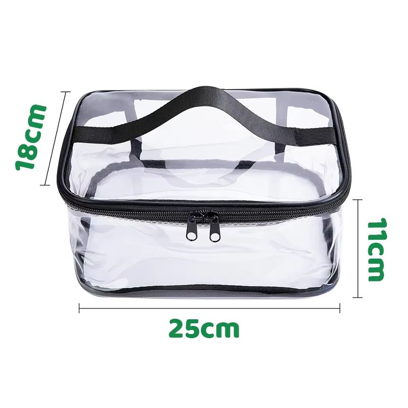Transparent PVC Toy Organizer Bag Large Building Block Storage Bag With Handle For Puzzles Toys Tr 6