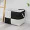 Large Capacity Linen Storage Basket Foldable Laundry Storage Basket With Handles For Toys Snacks H 7