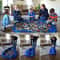 Portable Baby Toy Storage Bag Waterproof Toy Play Mat Storage Bag With Strap For Outdoor Play Quic 2