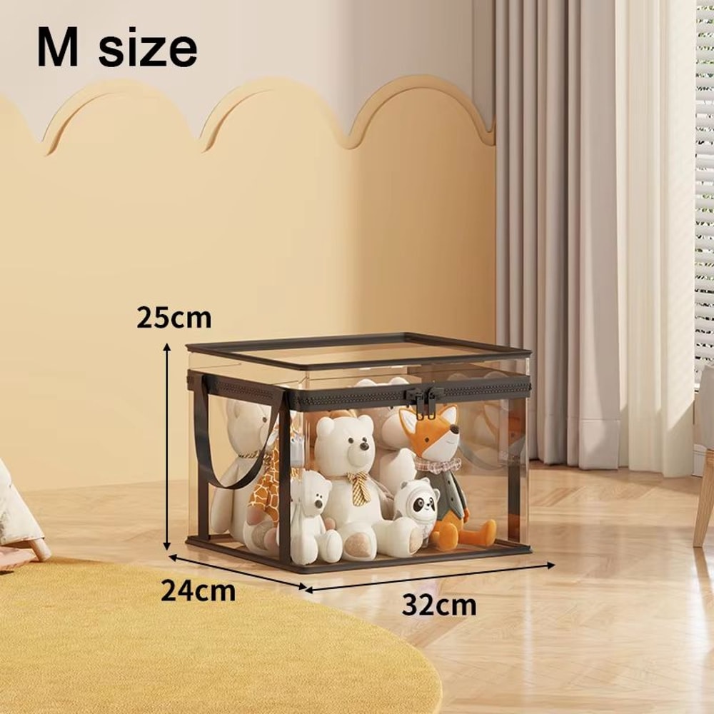 Large Capacity Transparent Toy Storage Basket Waterproof PVC Toy Organizer Basket For Kids Blocks P 6