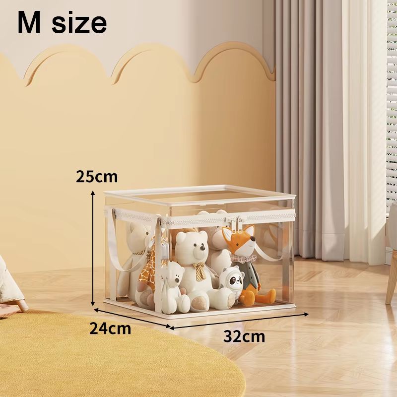 Large Capacity Transparent Toy Storage Basket Waterproof PVC Toy Organizer Basket For Kids Blocks P 7