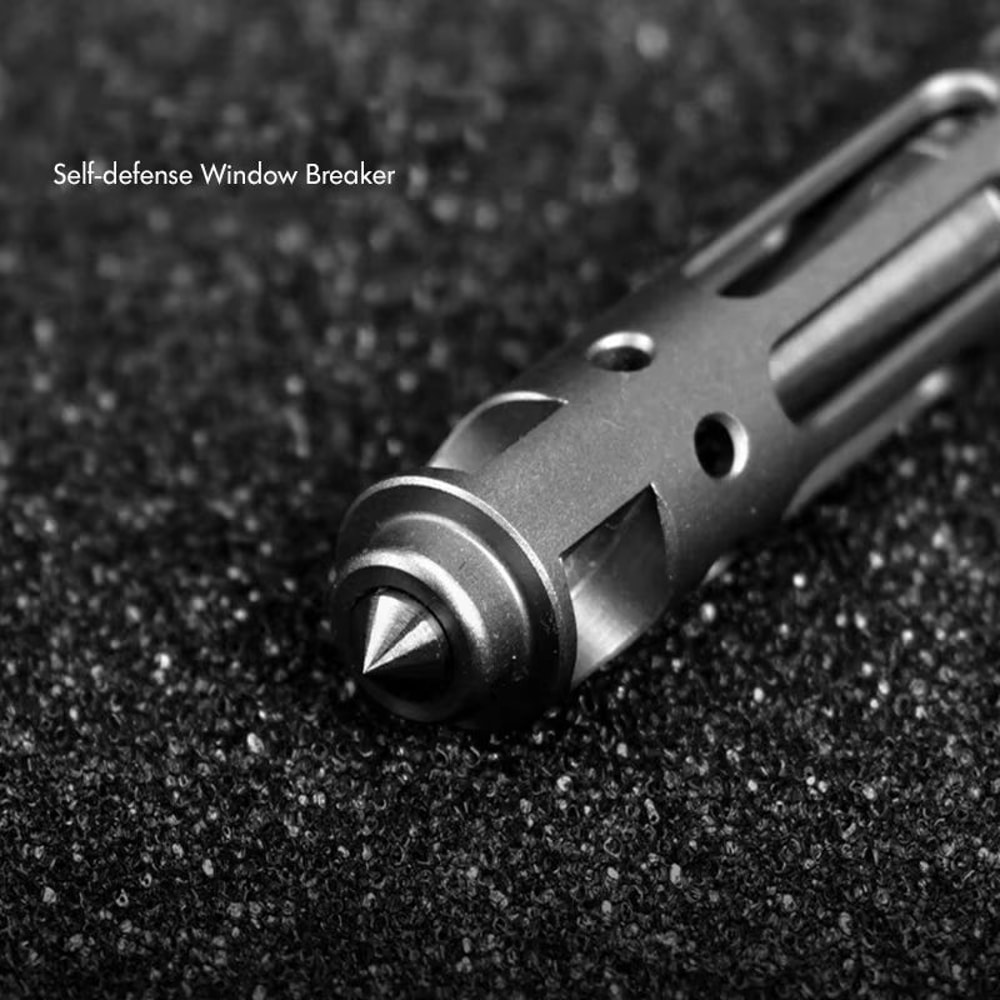 Titanium TC4 Tactical EDC Pen With Emergency Glass Breaker 3