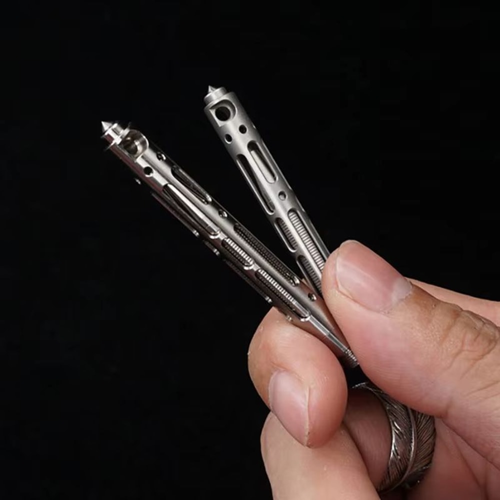 Titanium TC4 Tactical EDC Pen With Emergency Glass Breaker 4