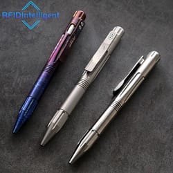 titanium tactical edc pen with emergency glass breaker