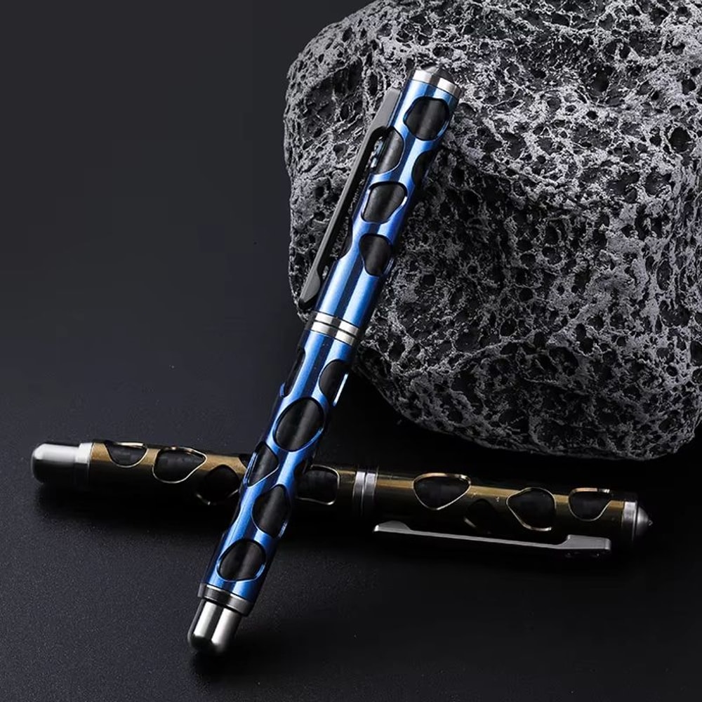 Titanium Alloy Tactical Pen Window Breaker Compact EDC Emergency Writing Tool 0