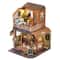 DIY Miniature House Book Nook Kit 3D Wooden Puzzle Bookshelf Insert Model 6