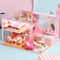 Princess Room DIY Miniature Dollhouse Kit Handmade Wooden Mini House With Furniture 2