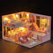 Princess Room DIY Miniature Dollhouse Kit Handmade Wooden Mini House With Furniture 7