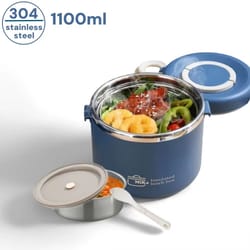 portable stainless steel insulated lunch box hot food thermos bento container
