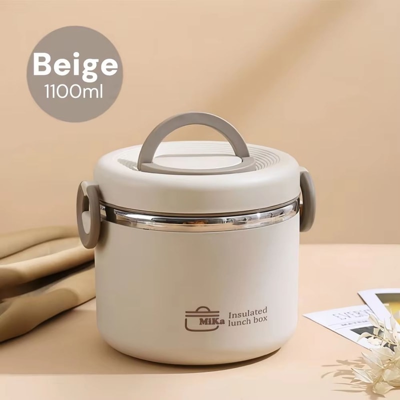 Portable Stainless Steel Insulated Lunch Box Hot Food Thermos Bento Container 7