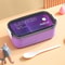 Portable Microwave Safe Plastic Lunch Box Sealed Food Fruit Storage Container 5